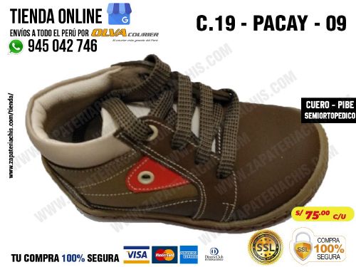 c19 pacay 09 calzado en cuero para bebe