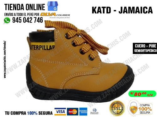 katd jamaica calzado en cuero para bebe